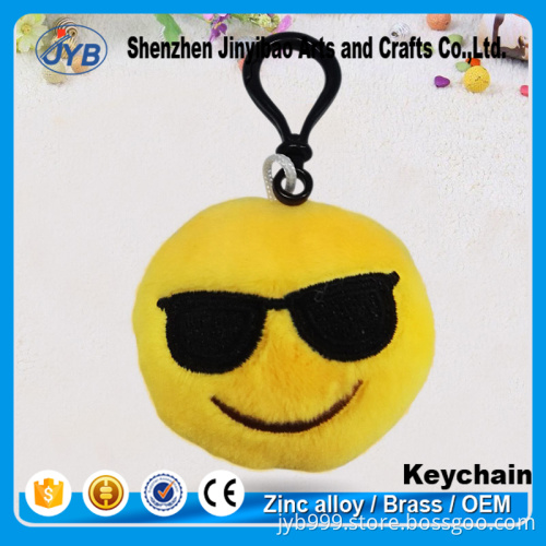 custom cute facial emoji keychain cool furry exprsstion keyrings
